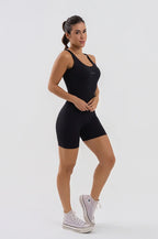 Macaquinho Sirena Movie Fitness - Preto