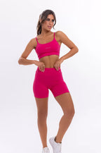 Conjunto Feminino Fitness Básico Shorts e Top - Racy
