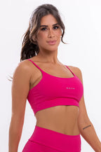 Conjunto Feminino Fitness Básico Calça e Top - Racy